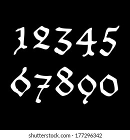 Numeros Goticos Images Stock Photos Vectors Shutterstock