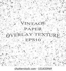 Old grainy paper texture for your design. EPS10 vector.