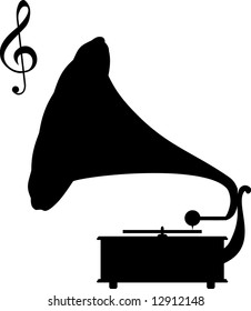 Old gramophone