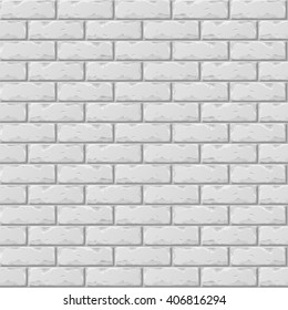 Old Gray Brick Wall Seamless Pattern for Design