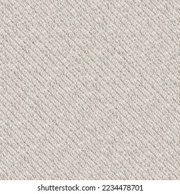 Old gray carpet with slanted stripes. Thick rustic fabric made of wool or jute. Grunge rug texture. Abstract vector.