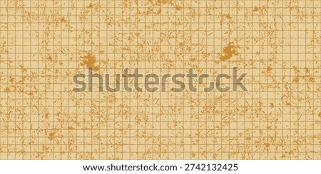 Old grid paper background, vintage grid paper