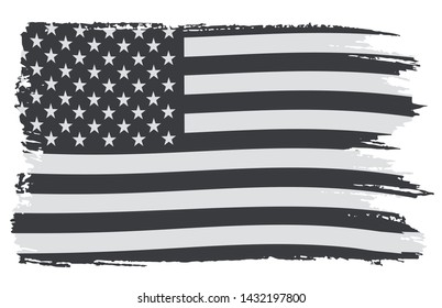 Old grunge American flag background