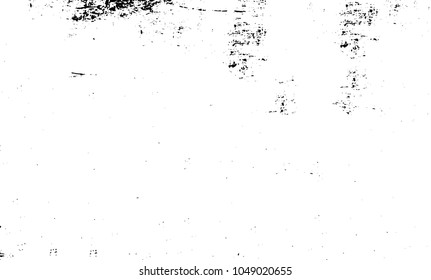 Old grunge background of black and white. Dark monochrome texture. Vector pattern of cracks, mud, chips, scuffs