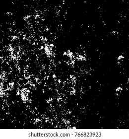 Old grunge background black and white vector. The texture of the ink spots