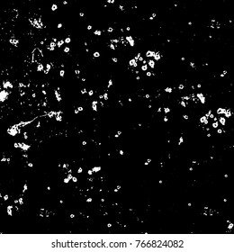 Old grunge background black and white vector. The texture of the ink spots