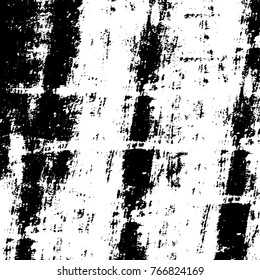 Old grunge background black and white vector. The texture of the ink spots