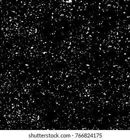 Old grunge background black and white vector. The texture of the ink spots