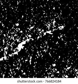 Old grunge background black and white vector. The texture of the ink spots