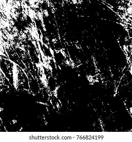 Old grunge background black and white vector. The texture of the ink spots