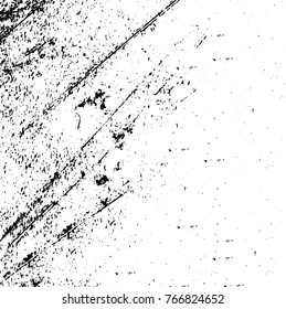 Old grunge background black and white vector. The texture of the ink spots