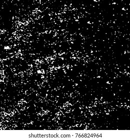 Old grunge background black and white vector. The texture of the ink spots
