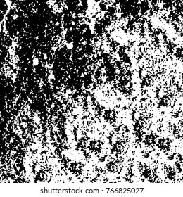 Old grunge background black and white vector. The texture of the ink spots