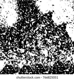 Old grunge background black and white vector. The texture of the ink spots