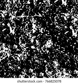 Old grunge background black and white vector. The texture of the ink spots