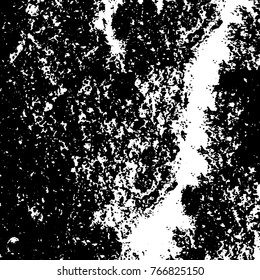 Old grunge background black and white vector. The texture of the ink spots