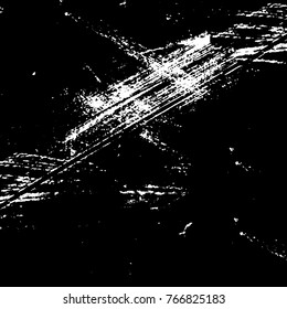 Old grunge background black and white vector. The texture of the ink spots