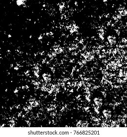 Old grunge background black and white vector. The texture of the ink spots