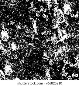 Old grunge background black and white vector. The texture of the ink spots