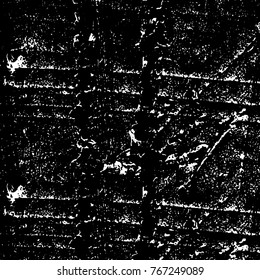 Old grunge background black and white vector. The texture of the ink spots