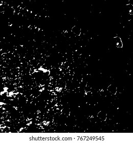 Old grunge background black and white vector. The texture of the ink spots