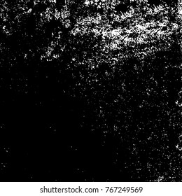 Old grunge background black and white vector. The texture of the ink spots