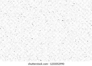 Old grunge black texture. Dark weathered overlay pattern sample on transparent background. Screen background. Vector.