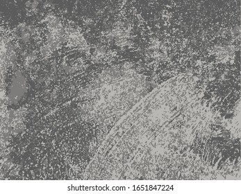 Color gris de textura de pared de cemento de granulado antiguo para fondo.Ilustración vectorial.