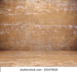 old grunge interior, vector