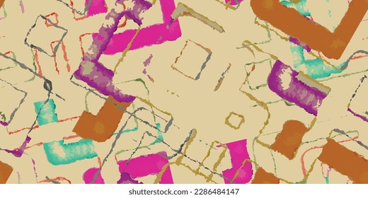 Old grunge paint surface. Old dirty seamless textured. Vector illustration