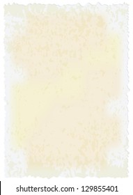Old grunge paper with damaged rim