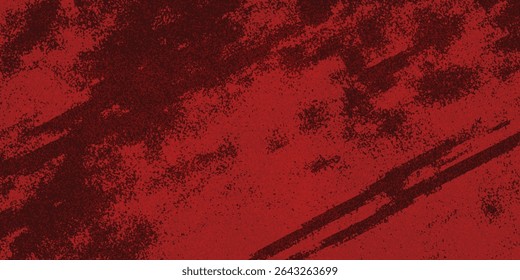 old grunge paper, red background modern arts