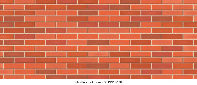 Old grunge red brick wall texture abstract background vector illustration
