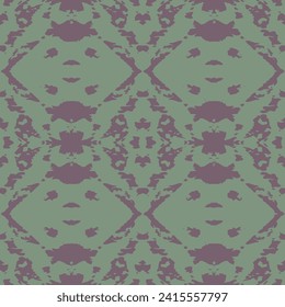 Old grunge unreadable vintage newspaper paper texture square seamless pattern.  Hand-Drawn Vector Illustration.