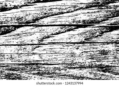 Old Grunge Urban Vector Black And White Texture, Dark Weathered Overlay Distress Pattern Sample, Abstract Scratched Background