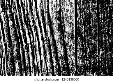 Old Grunge Urban Vector Black And White Texture, Dark Weathered Overlay Distress Pattern Sample, Abstract Scratched Background