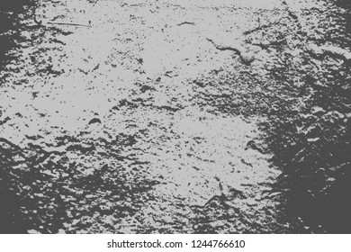 Alte Grunge Urban Vektor Schwarz-Weiß Textur, dunkles Wetter Overlay Overlay-Muster Muster, abstrakter, gekratzter Hintergrund