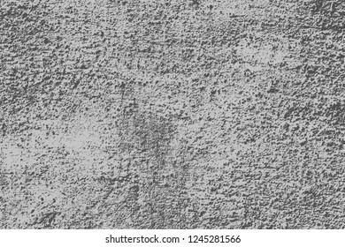 Old Grunge Urban Vector Black And White Texture, Dark Weathered Overlay Distress Pattern Sample, Abstract Scratched Background