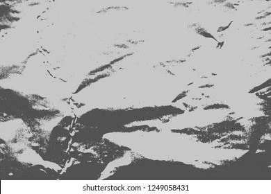 Velho Grunge Urbano Vetor Preto E Branco Textura, Sombrio Weathered Colisão Padrão Amostra, Fundo Abstrato Coçado