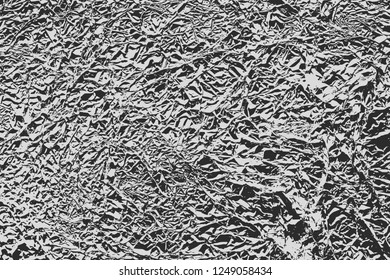 Old Grunge Urban Vector Black And White Texture, Dark Weathered Overlay Distress Pattern Sample, Abstract Scratched Background