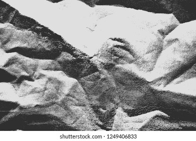 Old Grunge Urban Vector Black And White Texture, Dark Weathered Overlay Distress Pattern Sample, Abstract Scratched Background