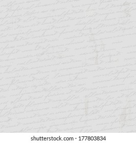 Old grungy letter vector
