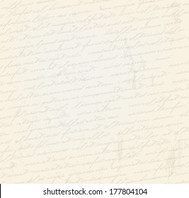 Old grungy letter vector