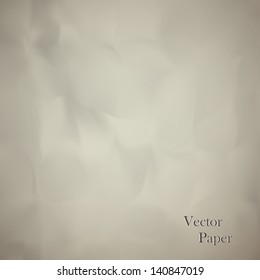 Old grungy paper texture. Vector background.