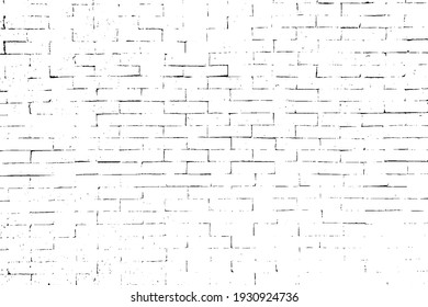 Old grungy rustic dirty dusty brick wall of ancient city. Uneven pitted peeled surface brickwork of cellar worn. Ruined rusty stiff blocks. Spotted messy ragged holes brickwall for 3D grunge design