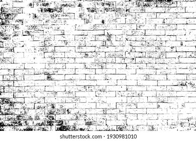 Old grungy rustic dirty dusty brick wall of ancient city. Uneven pitted peeled surface brickwork of cellar worn. Ruined rusty stiff blocks. Spotted messy ragged holes brickwall for 3D grunge design