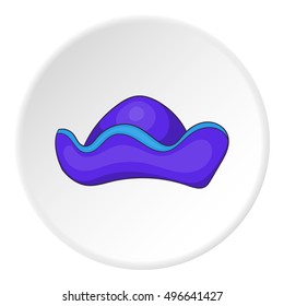 Old hat icon. artoon illustration of hat vector icon for web