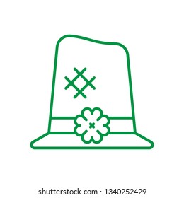 Old Hat Outline Vector Icon