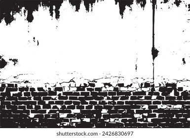 old house building wall with bullet holes