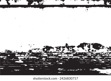 old house building wall with bullet holes